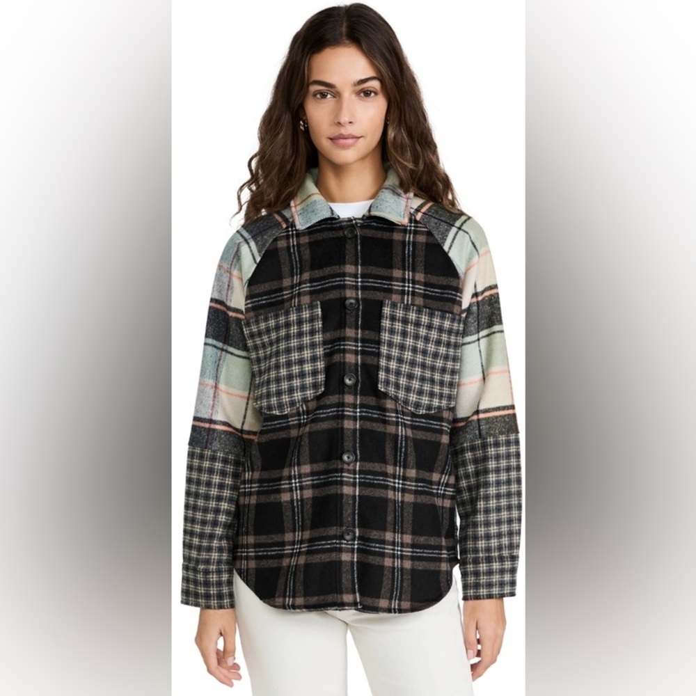 Rails Ridley Check‎ Shacket Sz Xl